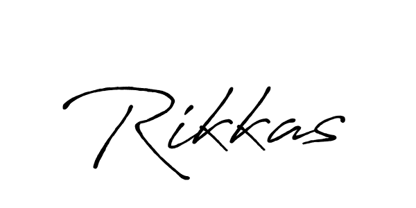 It looks lik you need a new signature style for name Rikkas. Design unique handwritten (Antro_Vectra_Bolder) signature with our free signature maker in just a few clicks. Rikkas signature style 7 images and pictures png