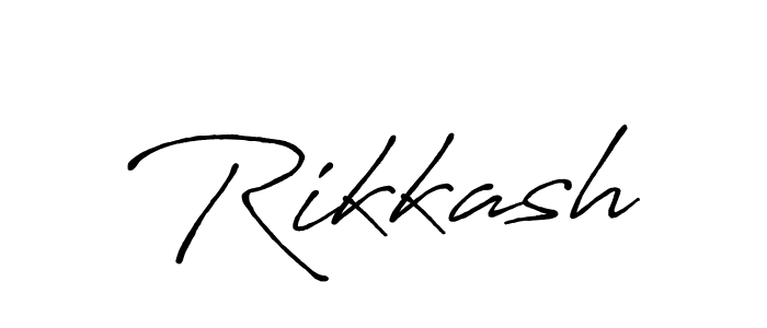 Make a beautiful signature design for name Rikkash. Use this online signature maker to create a handwritten signature for free. Rikkash signature style 7 images and pictures png