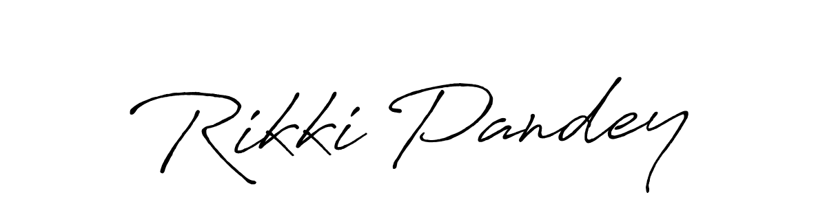 You can use this online signature creator to create a handwritten signature for the name Rikki Pandey. This is the best online autograph maker. Rikki Pandey signature style 7 images and pictures png