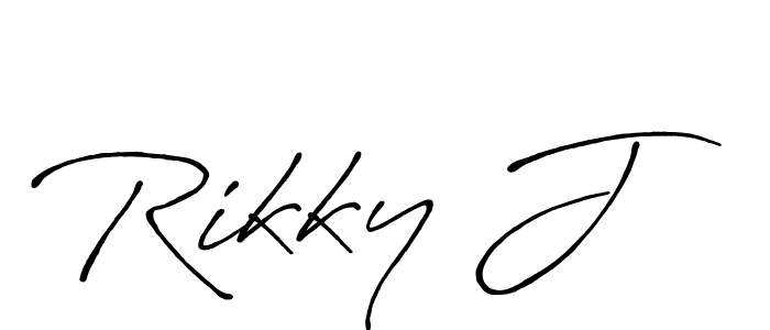 How to Draw Rikky J signature style? Antro_Vectra_Bolder is a latest design signature styles for name Rikky J. Rikky J signature style 7 images and pictures png