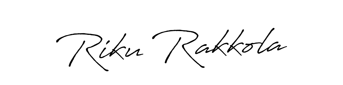 Make a short Riku Rakkola signature style. Manage your documents anywhere anytime using Antro_Vectra_Bolder. Create and add eSignatures, submit forms, share and send files easily. Riku Rakkola signature style 7 images and pictures png