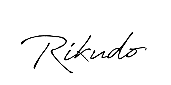 Create a beautiful signature design for name Rikudo. With this signature (Antro_Vectra_Bolder) fonts, you can make a handwritten signature for free. Rikudo signature style 7 images and pictures png