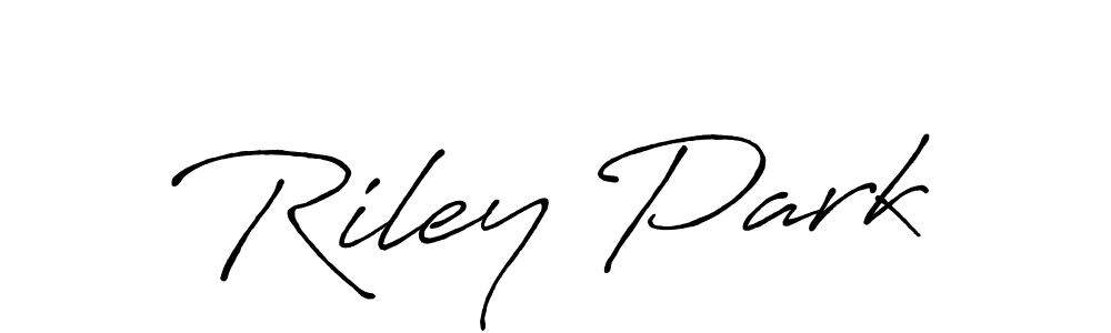 if you are searching for the best signature style for your name Riley Park. so please give up your signature search. here we have designed multiple signature styles  using Antro_Vectra_Bolder. Riley Park signature style 7 images and pictures png