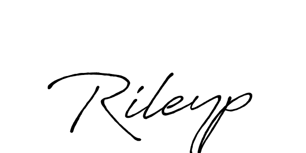 It looks lik you need a new signature style for name Rileyp. Design unique handwritten (Antro_Vectra_Bolder) signature with our free signature maker in just a few clicks. Rileyp signature style 7 images and pictures png