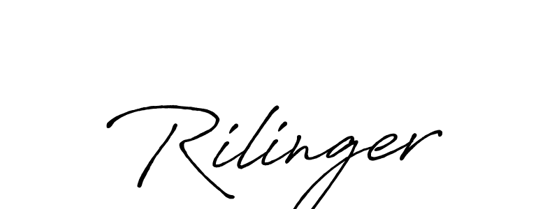 Use a signature maker to create a handwritten signature online. With this signature software, you can design (Antro_Vectra_Bolder) your own signature for name Rilinger. Rilinger signature style 7 images and pictures png