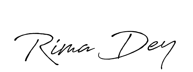 Also You can easily find your signature by using the search form. We will create Rima Dey name handwritten signature images for you free of cost using Antro_Vectra_Bolder sign style. Rima Dey signature style 7 images and pictures png