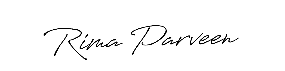 Best and Professional Signature Style for Rima Parveen. Antro_Vectra_Bolder Best Signature Style Collection. Rima Parveen signature style 7 images and pictures png