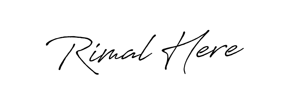 You can use this online signature creator to create a handwritten signature for the name Rimal Here. This is the best online autograph maker. Rimal Here signature style 7 images and pictures png