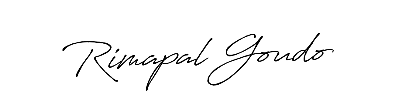 How to make Rimapal Goudo signature? Antro_Vectra_Bolder is a professional autograph style. Create handwritten signature for Rimapal Goudo name. Rimapal Goudo signature style 7 images and pictures png