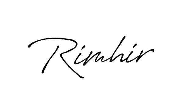 The best way (Antro_Vectra_Bolder) to make a short signature is to pick only two or three words in your name. The name Rimhir include a total of six letters. For converting this name. Rimhir signature style 7 images and pictures png