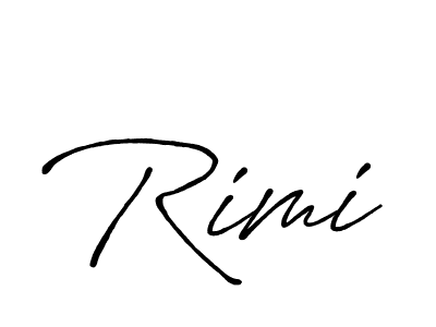 Make a beautiful signature design for name Rimi. With this signature (Antro_Vectra_Bolder) style, you can create a handwritten signature for free. Rimi signature style 7 images and pictures png