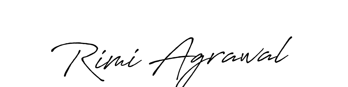 Rimi Agrawal stylish signature style. Best Handwritten Sign (Antro_Vectra_Bolder) for my name. Handwritten Signature Collection Ideas for my name Rimi Agrawal. Rimi Agrawal signature style 7 images and pictures png