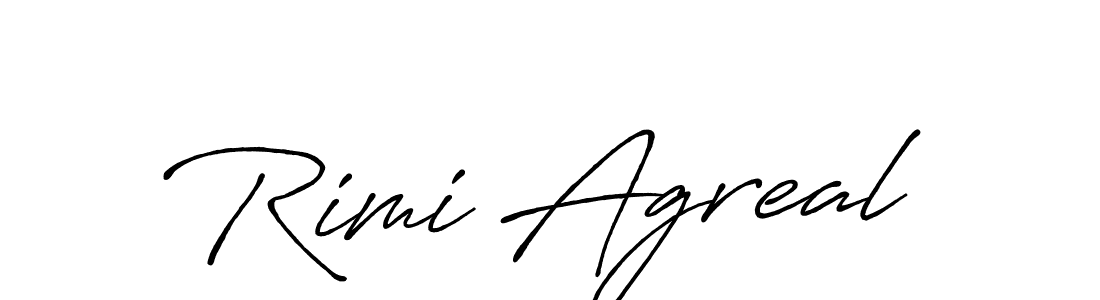 Use a signature maker to create a handwritten signature online. With this signature software, you can design (Antro_Vectra_Bolder) your own signature for name Rimi Agreal. Rimi Agreal signature style 7 images and pictures png