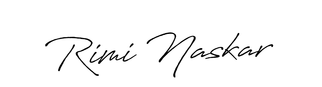 The best way (Antro_Vectra_Bolder) to make a short signature is to pick only two or three words in your name. The name Rimi Naskar include a total of six letters. For converting this name. Rimi Naskar signature style 7 images and pictures png