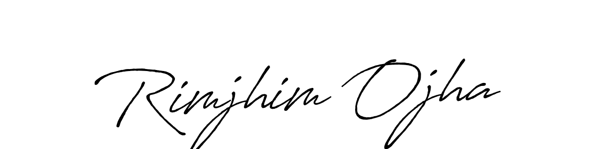 Make a beautiful signature design for name Rimjhim Ojha. Use this online signature maker to create a handwritten signature for free. Rimjhim Ojha signature style 7 images and pictures png