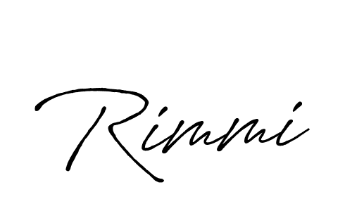 Also we have Rimmi name is the best signature style. Create professional handwritten signature collection using Antro_Vectra_Bolder autograph style. Rimmi signature style 7 images and pictures png