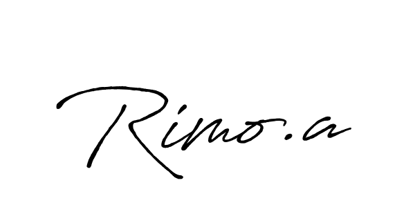 Make a beautiful signature design for name Rimo.a. Use this online signature maker to create a handwritten signature for free. Rimo.a signature style 7 images and pictures png