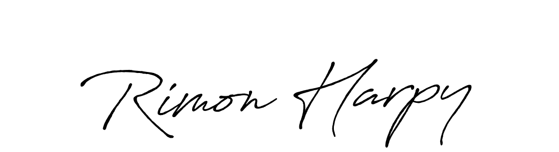 The best way (Antro_Vectra_Bolder) to make a short signature is to pick only two or three words in your name. The name Rimon Harpy include a total of six letters. For converting this name. Rimon Harpy signature style 7 images and pictures png