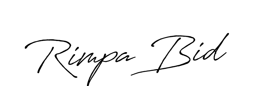 Similarly Antro_Vectra_Bolder is the best handwritten signature design. Signature creator online .You can use it as an online autograph creator for name Rimpa Bid. Rimpa Bid signature style 7 images and pictures png