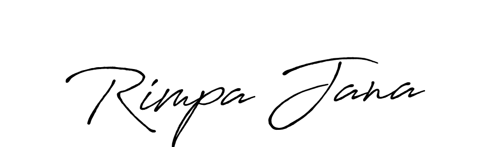 Rimpa Jana stylish signature style. Best Handwritten Sign (Antro_Vectra_Bolder) for my name. Handwritten Signature Collection Ideas for my name Rimpa Jana. Rimpa Jana signature style 7 images and pictures png