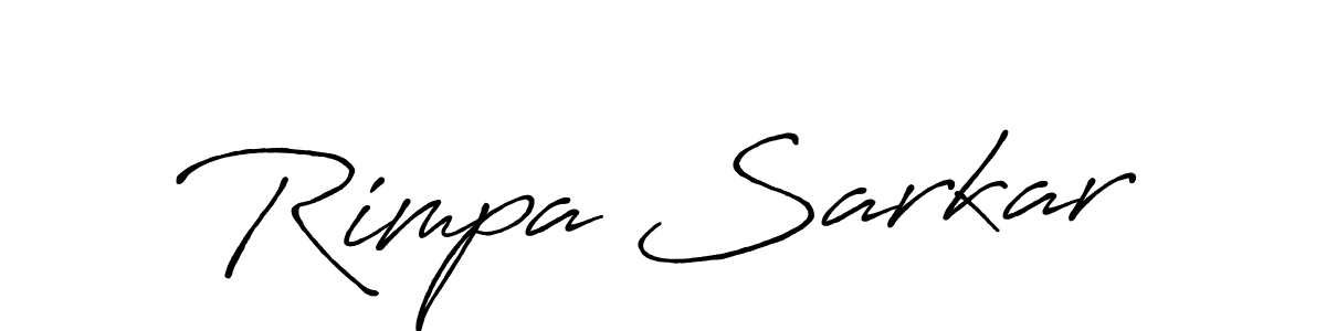 The best way (Antro_Vectra_Bolder) to make a short signature is to pick only two or three words in your name. The name Rimpa Sarkar include a total of six letters. For converting this name. Rimpa Sarkar signature style 7 images and pictures png