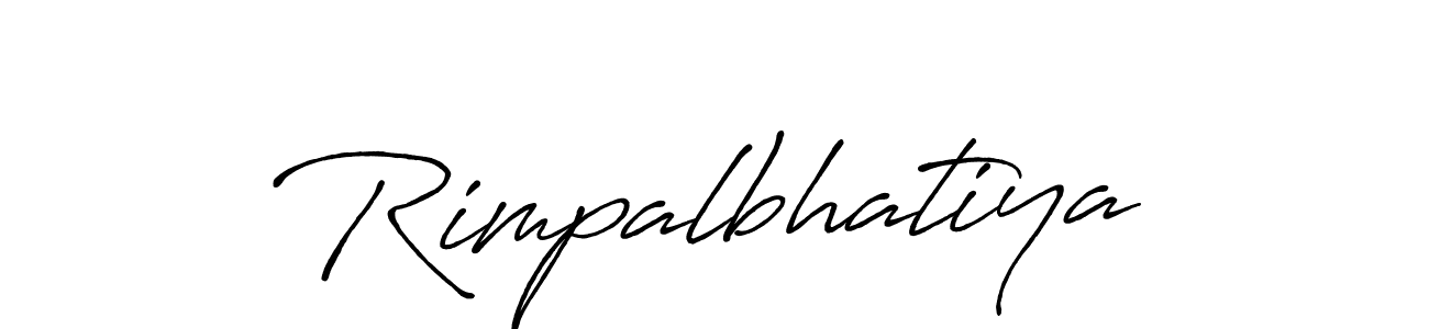 Once you've used our free online signature maker to create your best signature Antro_Vectra_Bolder style, it's time to enjoy all of the benefits that Rimpalbhatiya name signing documents. Rimpalbhatiya signature style 7 images and pictures png