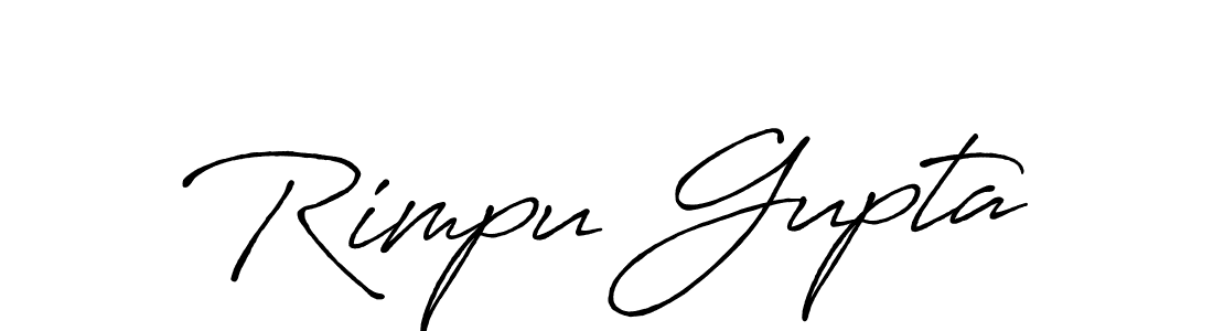 Make a beautiful signature design for name Rimpu Gupta. Use this online signature maker to create a handwritten signature for free. Rimpu Gupta signature style 7 images and pictures png