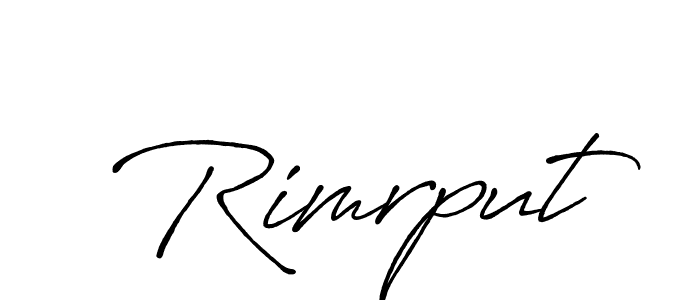 It looks lik you need a new signature style for name Rimrput. Design unique handwritten (Antro_Vectra_Bolder) signature with our free signature maker in just a few clicks. Rimrput signature style 7 images and pictures png