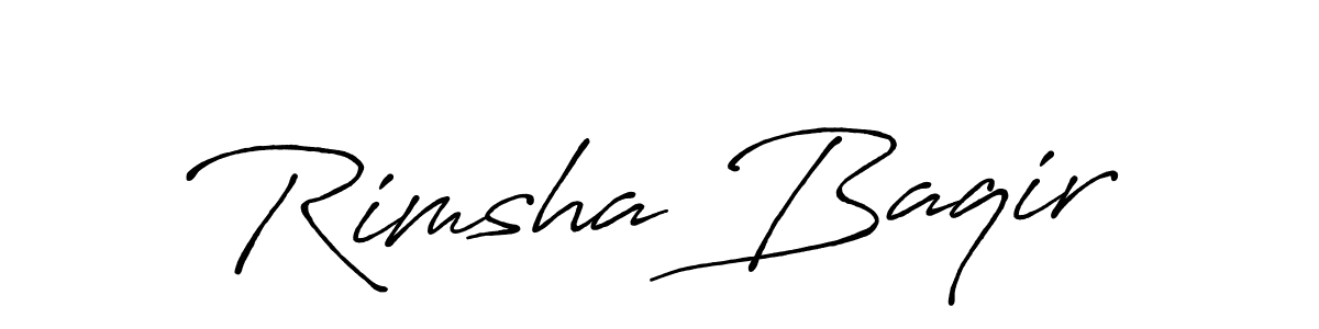 Similarly Antro_Vectra_Bolder is the best handwritten signature design. Signature creator online .You can use it as an online autograph creator for name Rimsha Baqir. Rimsha Baqir signature style 7 images and pictures png