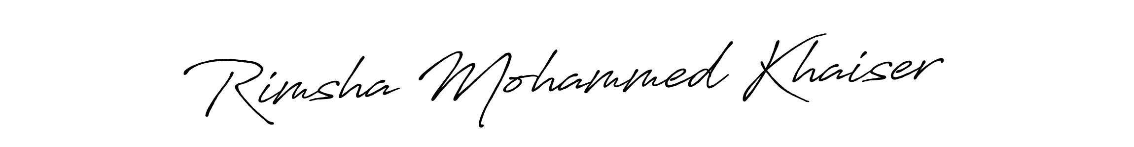 Check out images of Autograph of Rimsha Mohammed Khaiser name. Actor Rimsha Mohammed Khaiser Signature Style. Antro_Vectra_Bolder is a professional sign style online. Rimsha Mohammed Khaiser signature style 7 images and pictures png