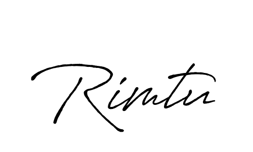 You can use this online signature creator to create a handwritten signature for the name Rimtu. This is the best online autograph maker. Rimtu signature style 7 images and pictures png