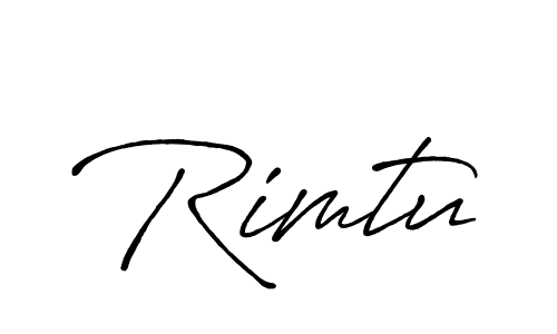Also You can easily find your signature by using the search form. We will create Rimtu name handwritten signature images for you free of cost using Antro_Vectra_Bolder sign style. Rimtu signature style 7 images and pictures png