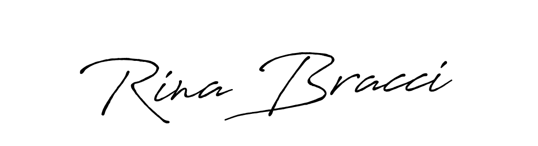 Use a signature maker to create a handwritten signature online. With this signature software, you can design (Antro_Vectra_Bolder) your own signature for name Rina Bracci. Rina Bracci signature style 7 images and pictures png