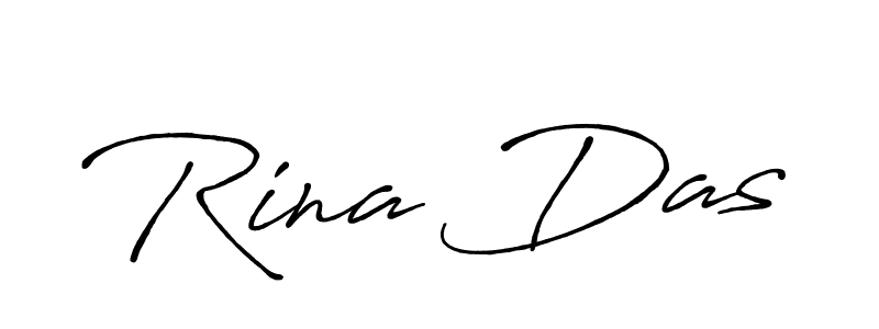 Make a beautiful signature design for name Rina Das. With this signature (Antro_Vectra_Bolder) style, you can create a handwritten signature for free. Rina Das signature style 7 images and pictures png