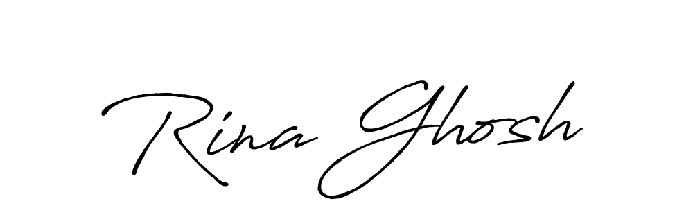 Use a signature maker to create a handwritten signature online. With this signature software, you can design (Antro_Vectra_Bolder) your own signature for name Rina Ghosh. Rina Ghosh signature style 7 images and pictures png