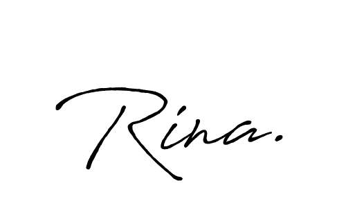It looks lik you need a new signature style for name Rina.. Design unique handwritten (Antro_Vectra_Bolder) signature with our free signature maker in just a few clicks. Rina. signature style 7 images and pictures png