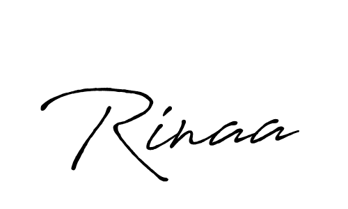 Use a signature maker to create a handwritten signature online. With this signature software, you can design (Antro_Vectra_Bolder) your own signature for name Rinaa. Rinaa signature style 7 images and pictures png
