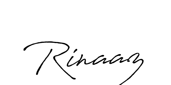 Create a beautiful signature design for name Rinaaz. With this signature (Antro_Vectra_Bolder) fonts, you can make a handwritten signature for free. Rinaaz signature style 7 images and pictures png