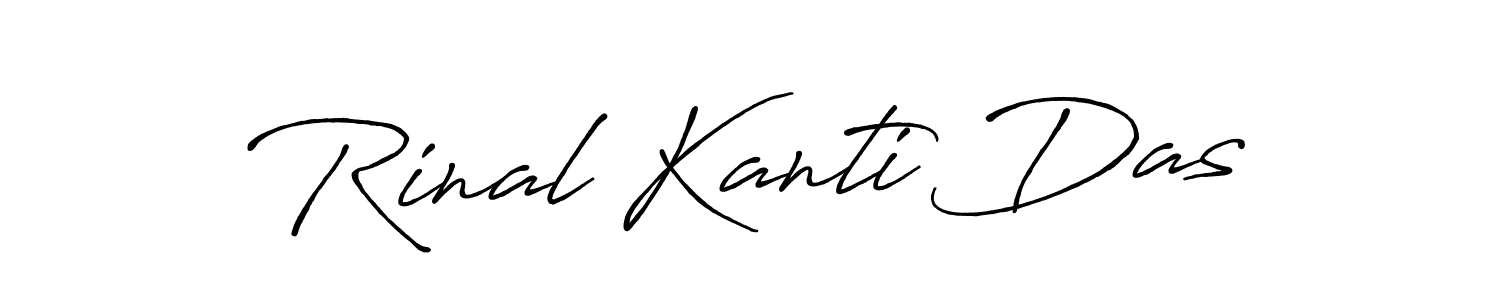 Design your own signature with our free online signature maker. With this signature software, you can create a handwritten (Antro_Vectra_Bolder) signature for name Rinal Kanti Das. Rinal Kanti Das signature style 7 images and pictures png