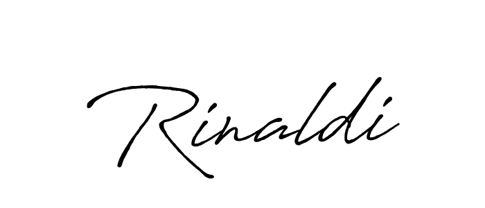 It looks lik you need a new signature style for name Rinaldi. Design unique handwritten (Antro_Vectra_Bolder) signature with our free signature maker in just a few clicks. Rinaldi signature style 7 images and pictures png