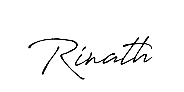 Make a beautiful signature design for name Rinath. With this signature (Antro_Vectra_Bolder) style, you can create a handwritten signature for free. Rinath signature style 7 images and pictures png