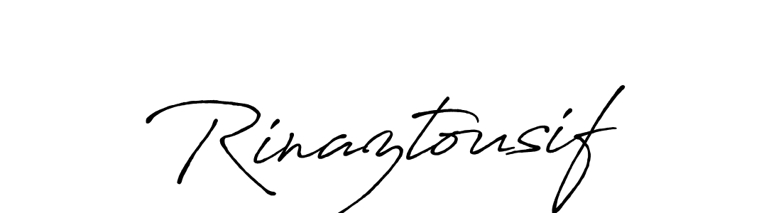 Similarly Antro_Vectra_Bolder is the best handwritten signature design. Signature creator online .You can use it as an online autograph creator for name Rinaztousif. Rinaztousif signature style 7 images and pictures png