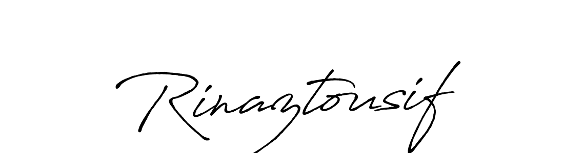 Rinaztousif stylish signature style. Best Handwritten Sign (Antro_Vectra_Bolder) for my name. Handwritten Signature Collection Ideas for my name Rinaztousif. Rinaztousif signature style 7 images and pictures png