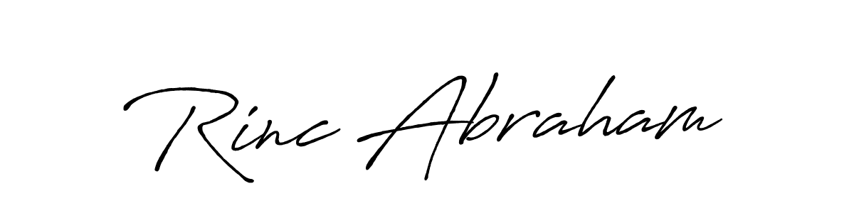 Here are the top 10 professional signature styles for the name Rinc Abraham. These are the best autograph styles you can use for your name. Rinc Abraham signature style 7 images and pictures png