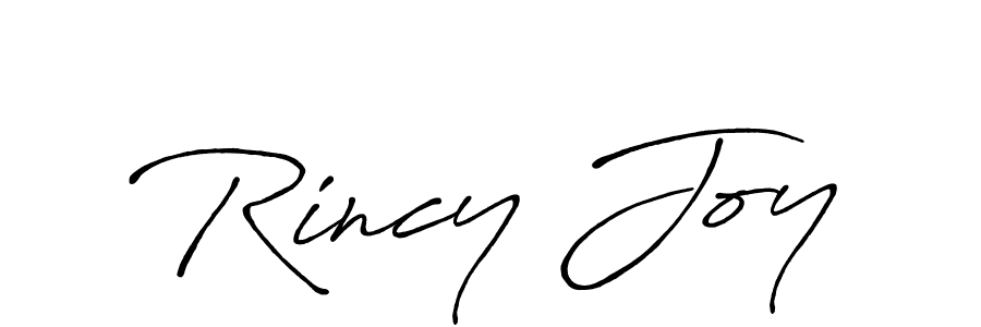 Also You can easily find your signature by using the search form. We will create Rincy Joy name handwritten signature images for you free of cost using Antro_Vectra_Bolder sign style. Rincy Joy signature style 7 images and pictures png