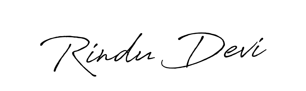 It looks lik you need a new signature style for name Rindu Devi. Design unique handwritten (Antro_Vectra_Bolder) signature with our free signature maker in just a few clicks. Rindu Devi signature style 7 images and pictures png