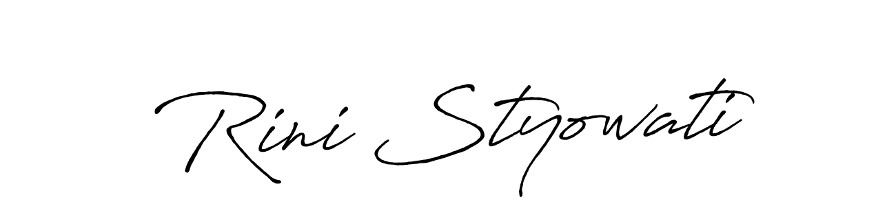 It looks lik you need a new signature style for name Rini Styowati. Design unique handwritten (Antro_Vectra_Bolder) signature with our free signature maker in just a few clicks. Rini Styowati signature style 7 images and pictures png