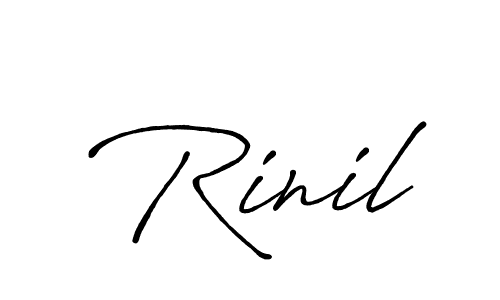 Antro_Vectra_Bolder is a professional signature style that is perfect for those who want to add a touch of class to their signature. It is also a great choice for those who want to make their signature more unique. Get Rinil name to fancy signature for free. Rinil signature style 7 images and pictures png