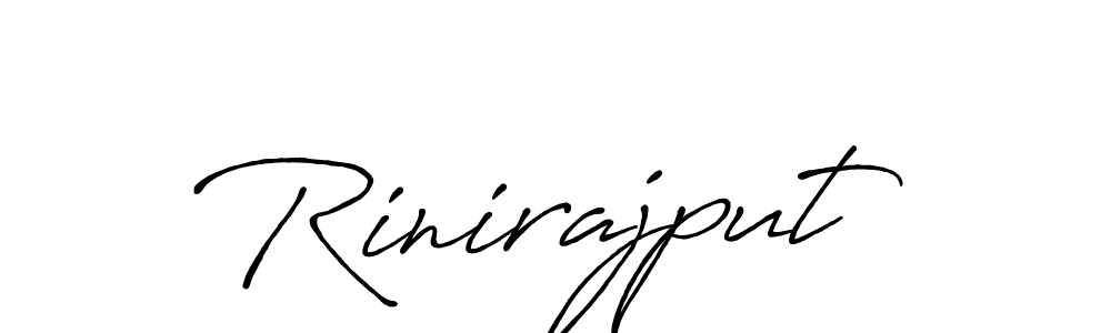Similarly Antro_Vectra_Bolder is the best handwritten signature design. Signature creator online .You can use it as an online autograph creator for name Rinirajput. Rinirajput signature style 7 images and pictures png