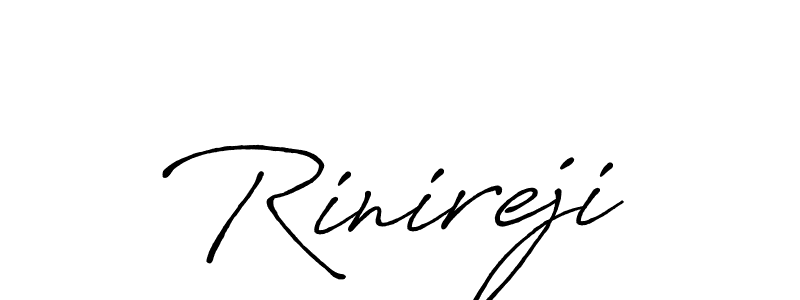 It looks lik you need a new signature style for name Rinireji. Design unique handwritten (Antro_Vectra_Bolder) signature with our free signature maker in just a few clicks. Rinireji signature style 7 images and pictures png